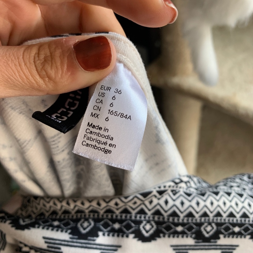 H&M pattern dress